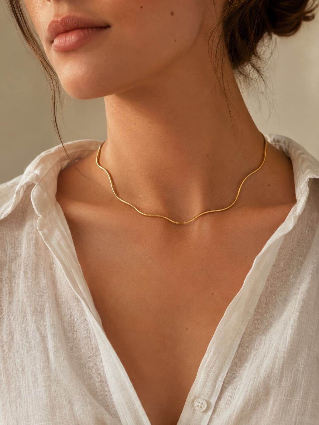 Choker Onda, puesto